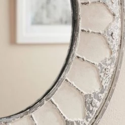 Home Decorators Collection Medium Round Ivory Antiqued Classic Accent Mirror (32 in. Diameter) -Home Decorators Soldes home decorators collection wall mirrors p180278 1xxa 1d 1000