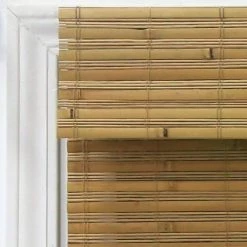 Home Decorators Collection Modern Farmhouse Cut-to-Size Honey Flat-Weave Cordless Light-Filtering Bamboo Shade - 30.5 in. W x 72 in. L -Home Decorators Soldes honey home decorators collection bamboo shades 2258531e 300x72 44 1000