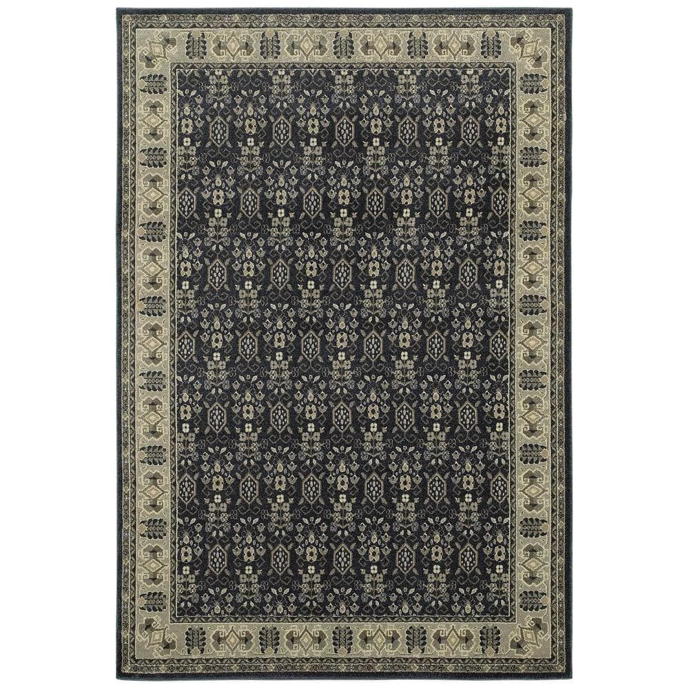 Home Decorators Collection Gianna Indigo 8 ft. x 10 ft. Border Area Rug 3 Home Decorators Collection Gianna Indigo 8 ft. x 10 ft. Border Area Rug