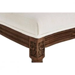 Home Decorators Collection Ellington Haze Wood Upholstered Dining Chair with Rounded Back Ivory Seat (Set of 2) (19 in. W x 38 in. H) -Home Decorators Soldes ivory haze home decorators collection dining chairs pjc685 297004 44 1000