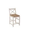 Home Decorators Collection Dorsey Ivory Wood Counter Stool with Back and Woven Rush Seat -Home Decorators Soldes ivory home decorators collection bar stools st1906072 nivy 64 1000