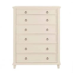Home Decorators Collection Grantley Ivory 6-Drawer Chest of Drawers (51 in. H x 40 in. W x 20 in. D)