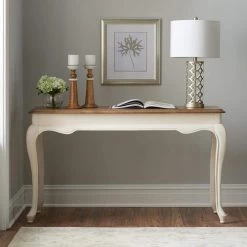 Home Decorators Collection Provence 54 in. Ivory/Ash Brown Standard Rectangle Wood Console Table 15 Home Decorators Collection Provence 54 in. Ivory/Ash Brown Standard Rectangle Wood Console Table -Home Decorators Soldes ivory home decorators collection console tables 9939500510 31 1000