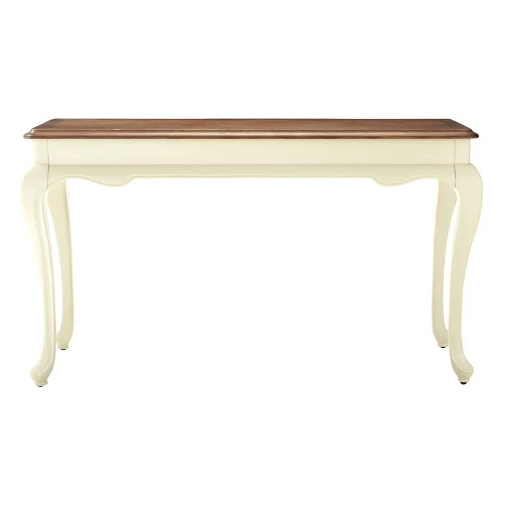 Home Decorators Collection Provence 54 in. Ivory/Ash Brown Standard Rectangle Wood Console Table 3 Home Decorators Collection Provence 54 in. Ivory/Ash Brown Standard Rectangle Wood Console Table
