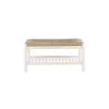 Home Decorators Collection Dorsey Ivory Wood Entryway Bench with Rush Seat (37.99 in. W x 17.72 in. H) -Home Decorators Soldes ivory home decorators collection dining benches sh1810250 nivr 64 1000