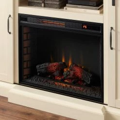 Home Decorators Collection Chastain 68 in. Freestanding Media Console Electric Fireplace TV Stand with Sliding Barn Door in Ivory -Home Decorators Soldes ivory home decorators collection fireplace tv stands 118076 44 1000