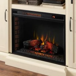 Home Decorators Collection Chastain 68 in. Freestanding Media Console Electric Fireplace TV Stand with Sliding Barn Door in Ivory -Home Decorators Soldes ivory home decorators collection fireplace tv stands 118076 fa 1000