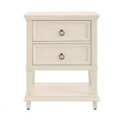 Home Decorators Collection Grantley Ivory 2-Drawer Nightstand (27 in. H x 22 in. W x 16.5 in. D)