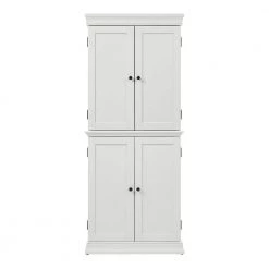 Home Decorators Collection Ivory Food Pantry Cabinet with Adjustable Shelves