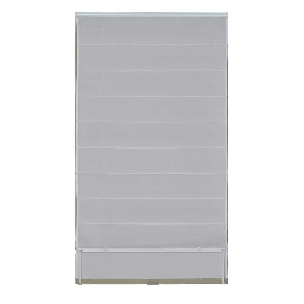 Home Decorators Collection Cordless Light Filtering Fabric Roman Shade 34X64 Ivory 6 Home Decorators Collection Cordless Light Filtering Fabric Roman Shade 34X64 Ivory - Image 4