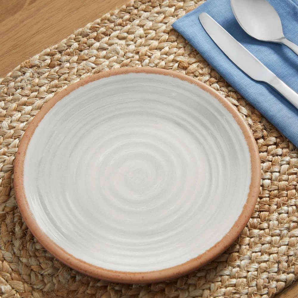 Home Decorators Collection Azria Melamine Salad Plates in Ivory (Set of 6) 5 Home Decorators Collection Azria Melamine Salad Plates in Ivory (Set of 6) - Image 3