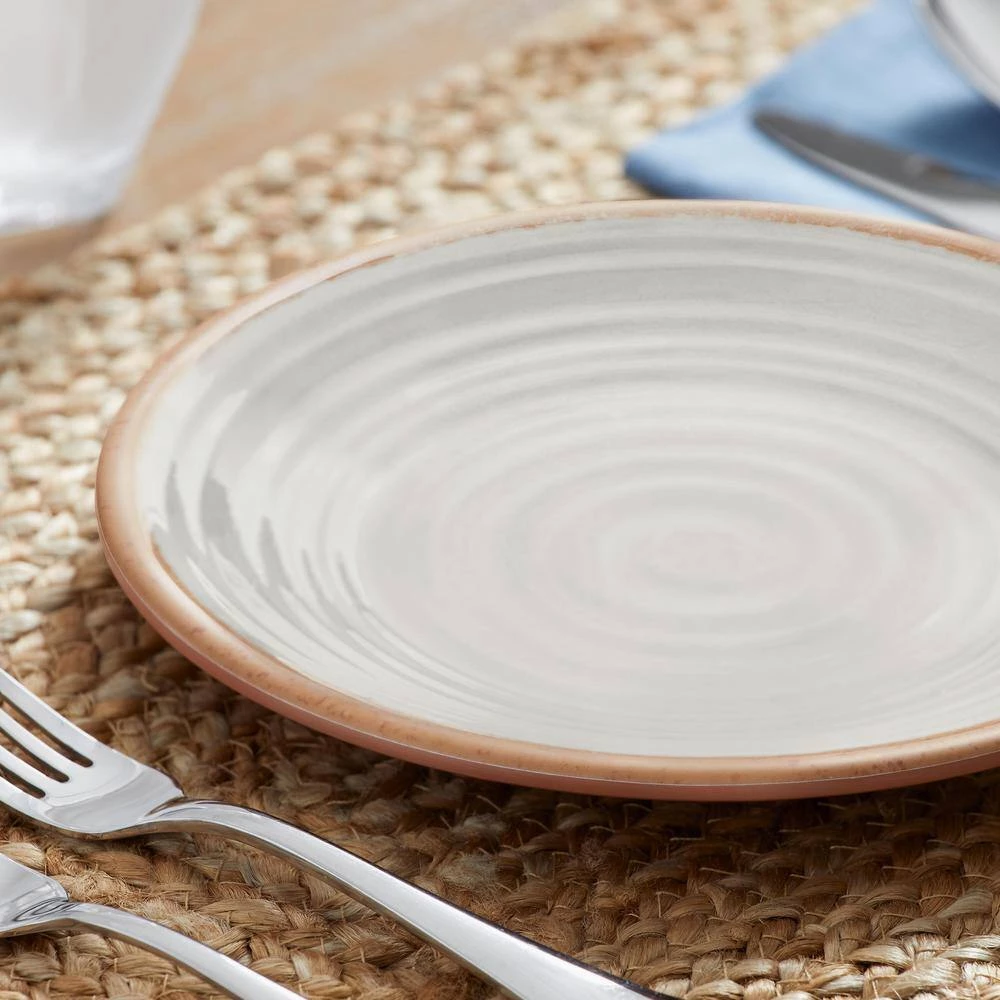 Home Decorators Collection Azria Melamine Salad Plates in Ivory (Set of 6) 6 Home Decorators Collection Azria Melamine Salad Plates in Ivory (Set of 6) - Image 4