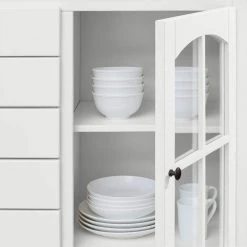 Home Decorators Collection Glenwood Ivory Glass Door Buffet with Window Pane -Home Decorators Soldes ivory home decorators collection sideboards buffet tables m22079h1 a0 1000