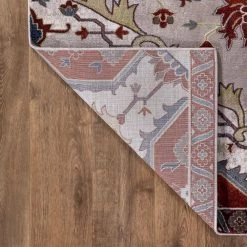 Home Decorators Collection Talya Ivory/Red 8 ft. x 10 ft. Medallion Area Rug -Home Decorators Soldes ivory red home decorators collection area rugs 54027 66 1000