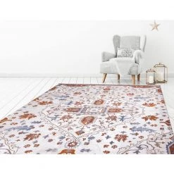 Home Decorators Collection Talya Ivory/Red 8 ft. x 10 ft. Medallion Area Rug -Home Decorators Soldes ivory red home decorators collection area rugs 54027 e1 1000