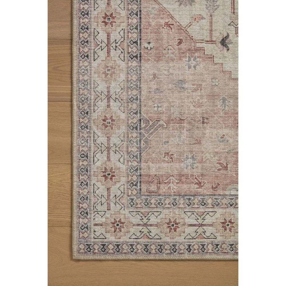Home Decorators Collection Leesa Ivory/Rust 7 ft. 6 in. x 9 ft. 6 in. Medallion Polyester Area Rug 8 Home Decorators Collection Leesa Ivory/Rust 7 ft. 6 in. x 9 ft. 6 in. Medallion Polyester Area Rug - Image 6