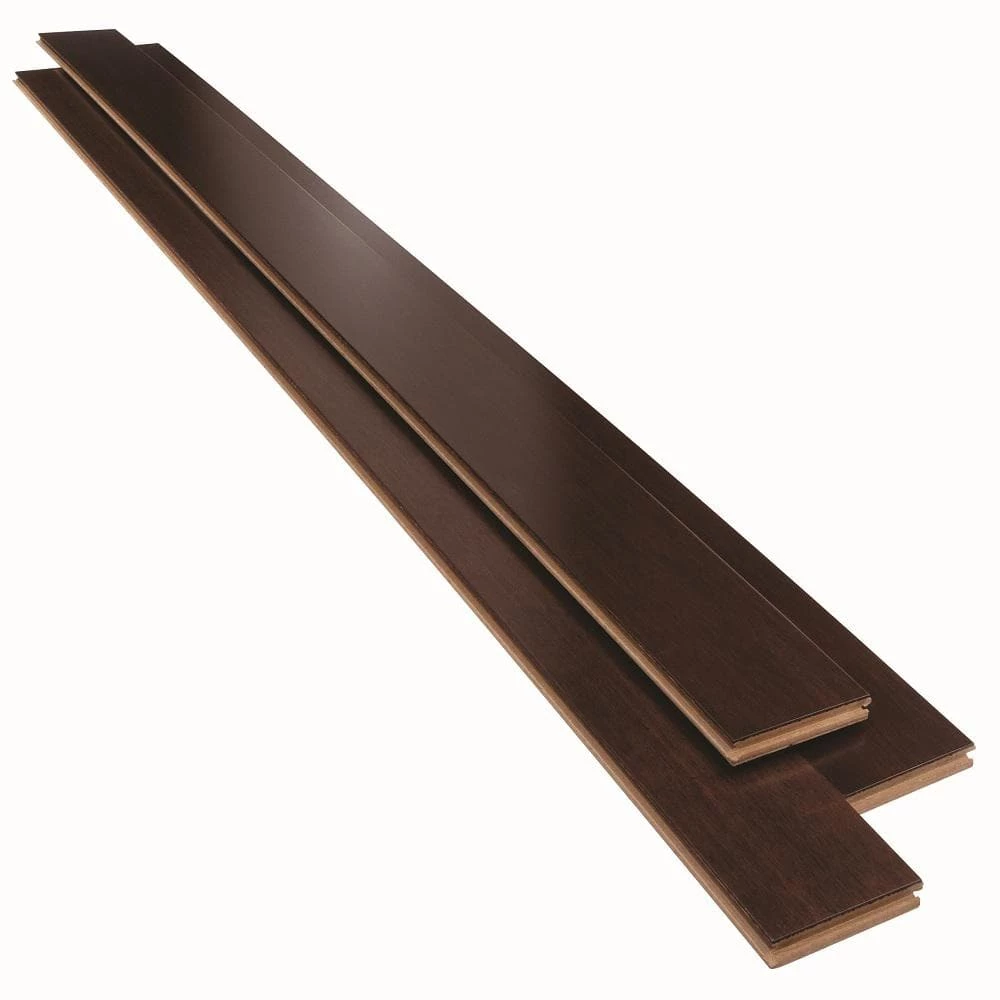 Home Decorators Collection Strand Woven Java 3/8 in. T x 5-1/8 in. W x 72 in. L Engineered Click Bamboo Flooring 5 Home Decorators Collection Strand Woven Java 3/8 in. T x 5-1/8 in. W x 72 in. L Engineered Click Bamboo Flooring - Image 3