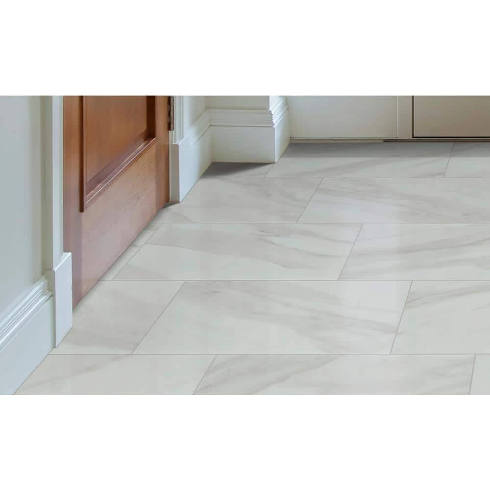 Home Decorators Collection Kolasus 12 in. x 24 in. Polished Porcelain Stone Look Floor and Wall Tile (16 sq. ft./Case) 4 Home Decorators Collection Kolasus 12 in. x 24 in. Polished Porcelain Stone Look Floor and Wall Tile (16 sq. ft./Case) - Image 2
