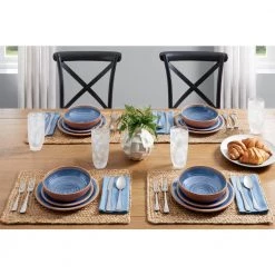 Home Decorators Collection Azria Melamine Salad Plates in Laguna Blue (Set of 6) -Home Decorators Soldes laguna blue home decorators collection salad plates dessert plates pan1085msslb 1d 1000