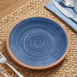 Home Decorators Collection Azria Melamine Salad Plates in Laguna Blue (Set of 6) -Home Decorators Soldes laguna blue home decorators collection salad plates dessert plates pan1085msslb 40 1000