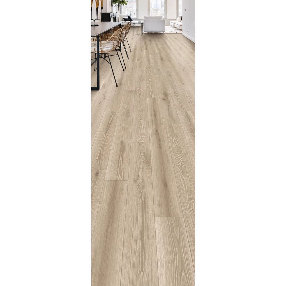 Home Decorators Collection Larkmead Oak 12 mm T x 7.56 in. W Waterproof Laminate Wood Flooring (15.95 sq. ft./Case) 4 Home Decorators Collection Larkmead Oak 12 mm T x 7.56 in. W Waterproof Laminate Wood Flooring (15.95 sq. ft./Case) - Image 2