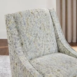 Home Decorators Collection Leabury Classic Swoop Upholstered Accent Chair in Leaf Print (28" W) -Home Decorators Soldes leaf home decorators collection accent chairs kw 124286856 b a0 1000