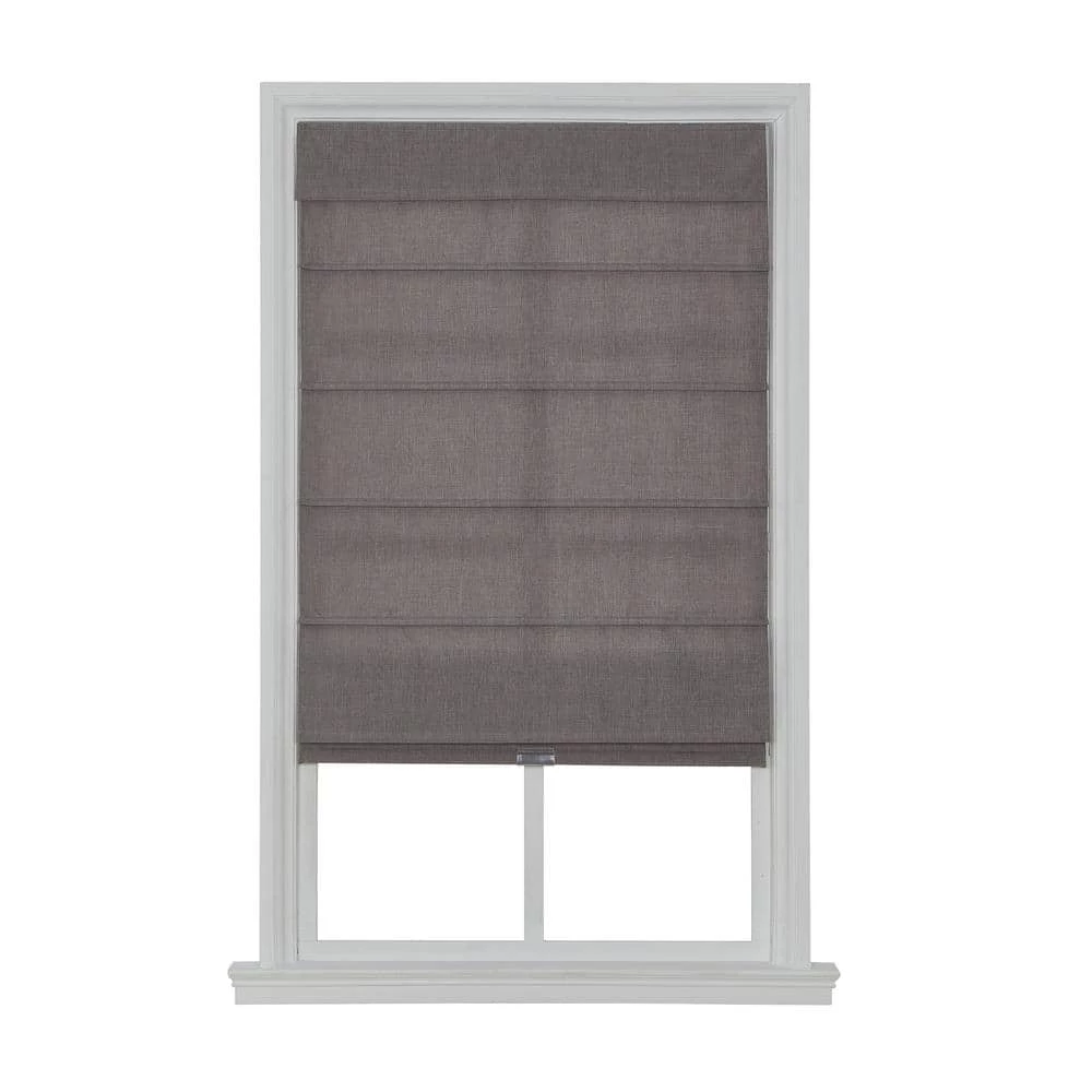 Home Decorators Collection Cordless Light Filtering Fabric Roman Shade 36X64 Light Gray 3 Home Decorators Collection Cordless Light Filtering Fabric Roman Shade 36X64 Light Gray