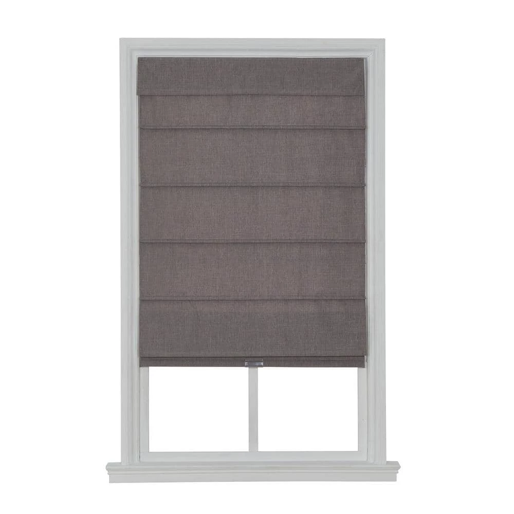 Home Decorators Collection Cordless Blackout Fabric Roman Shade 23X64 Light Gray 3 Home Decorators Collection Cordless Blackout Fabric Roman Shade 23X64 Light Gray