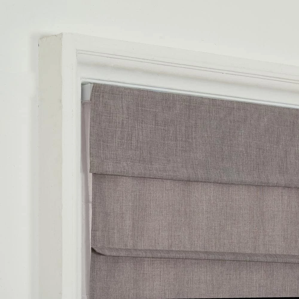 Home Decorators Collection Cordless Blackout Fabric Roman Shade 23X64 Light Gray 7 Home Decorators Collection Cordless Blackout Fabric Roman Shade 23X64 Light Gray - Image 5