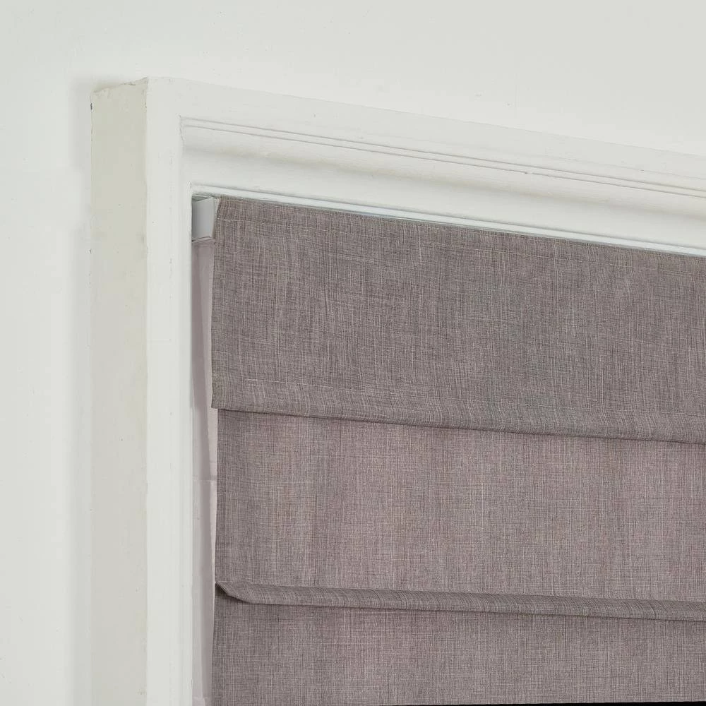 Home Decorators Collection Cordless Blackout Fabric Roman Shade 33X64 Light Gray 7 Home Decorators Collection Cordless Blackout Fabric Roman Shade 33X64 Light Gray - Image 5