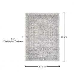 Home Decorators Collection Mozaik Tribal Light Gray 9 ft. x 12 ft. Area Rug -Home Decorators Soldes light grey home decorators collection area rugs rzsp01a 9012 76 1000