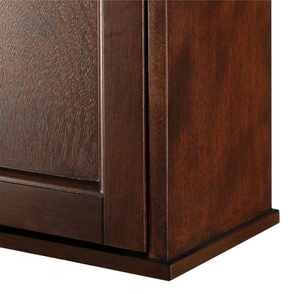 Home Decorators Collection Ashburn 23-1/2 in. W Bathroom Storage Wall Cabinet in Mahogany 6 Home Decorators Collection Ashburn 23-1/2 in. W Bathroom Storage Wall Cabinet in Mahogany - Image 4
