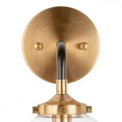 Home Decorators Collection 1-Light Matte Black and Antique Gold Wall Sconce -Home Decorators Soldes matte black antique gold home decorators collection wall sconces tn 75432 c3 1000