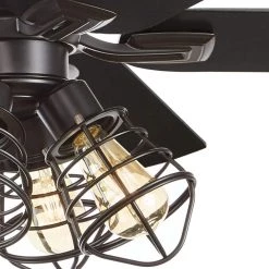 Home Decorators Collection Carlisle 60 in. LED Matte Black Ceiling Fan with Remote Control and Light Kit 17 Home Decorators Collection Carlisle 60 in. LED Matte Black Ceiling Fan with Remote Control and Light Kit -Home Decorators Soldes matte black home decorators collection ceiling fans with lights 51760 4f 1000