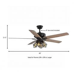 Home Decorators Collection Carlisle 60 in. LED Matte Black Ceiling Fan with Remote Control and Light Kit 14 Home Decorators Collection Carlisle 60 in. LED Matte Black Ceiling Fan with Remote Control and Light Kit -Home Decorators Soldes matte black home decorators collection ceiling fans with lights 51760 a0 1000