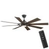 Home Decorators Collection Makenna 60 in. White Color Changing Integrated Outdoor LED Matte Black Ceiling Fan with Light Kit, DC Motor and Remote 1 Home Decorators Collection Makenna 60 in. White Color Changing Integrated Outdoor LED Matte Black Ceiling Fan with Light Kit, DC Motor and Remote -Home Decorators Soldes matte black home decorators collection ceiling fans with lights 52106 64 1000