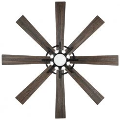 Home Decorators Collection Makenna 60 in. White Color Changing Integrated Outdoor LED Matte Black Ceiling Fan with Light Kit, DC Motor and Remote -Home Decorators Soldes matte black home decorators collection ceiling fans with lights 52106 fa 1000