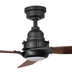 Home Decorators Collection Ester 54 in. White Color Changing Integrated LED Indoor/Outdoor Matte Black Ceiling Fan with Light Kit and Remote -Home Decorators Soldes matte black home decorators collection ceiling fans with lights 52159 1d 1000