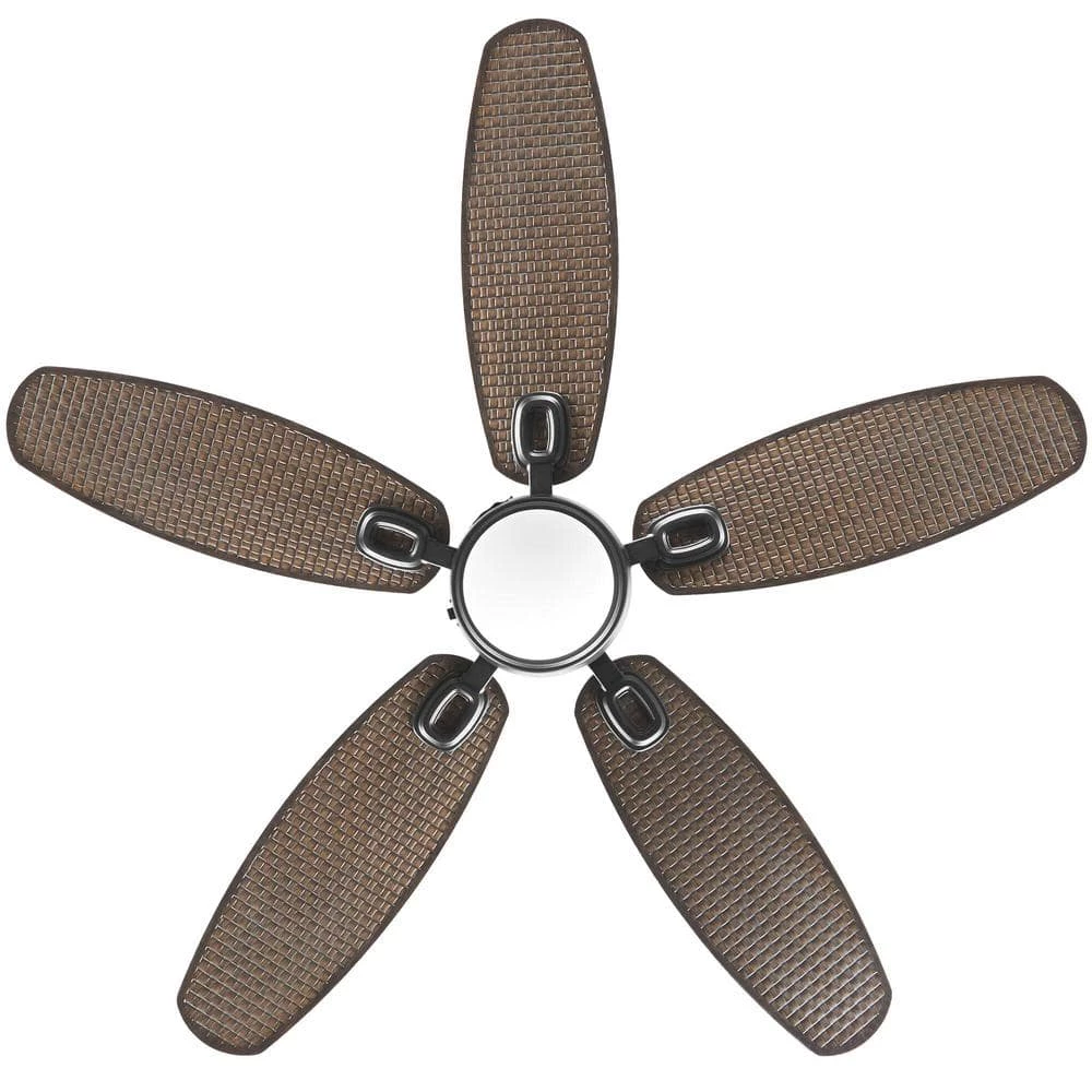 Home Decorators Collection Daniel Island 52 in. White Color Changing Integrated LED Outdoor Matte Black Ceiling Fan with Light Kit and Remote 8 Home Decorators Collection Daniel Island 52 in. White Color Changing Integrated LED Outdoor Matte Black Ceiling Fan with Light Kit and Remote - Image 6