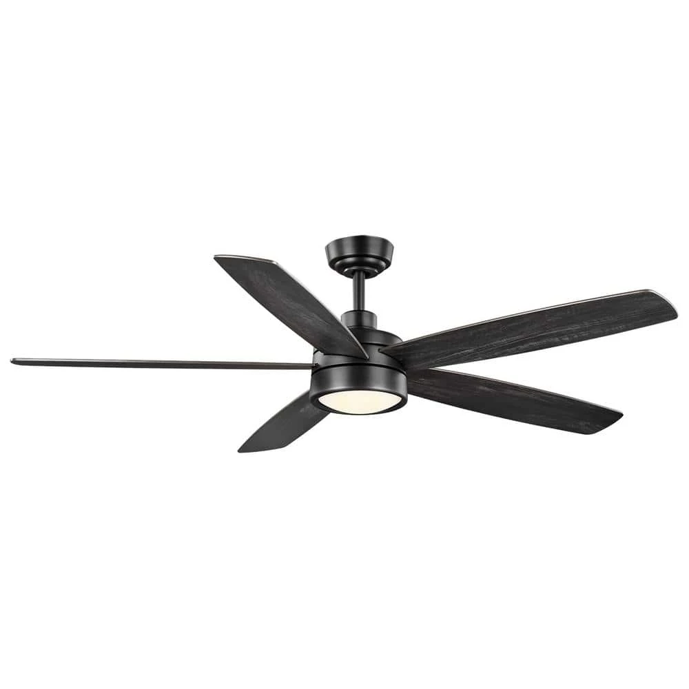 Home Decorators Collection Driskol 60 in. White Color Changing Integrated LED Matte Black Smart Hubspace Ceiling Fan with Light and Remote Control 11 Home Decorators Collection Driskol 60 in. White Color Changing Integrated LED Matte Black Smart Hubspace Ceiling Fan with Light and Remote Control - Image 9