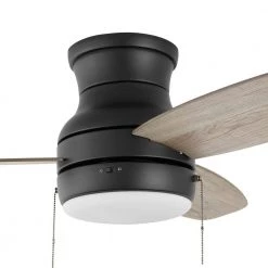 Home Decorators Collection Ashby Park 44 in. White Color Changing Integrated LED Matte Black Ceiling Fan with Light Kit and 3 Reversible Blades -Home Decorators Soldes matte black home decorators collection ceiling fans with lights 59245 44 1000