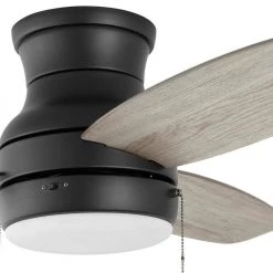 Home Decorators Collection Ashby Park 44 in. White Color Changing Integrated LED Matte Black Ceiling Fan with Light Kit and 3 Reversible Blades -Home Decorators Soldes matte black home decorators collection ceiling fans with lights 59245 66 1000