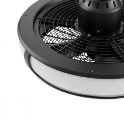 Home Decorators Collection Tuilene 21 in. Integrated LED Matte Black Ceiling Fan with Light and Remote Control -Home Decorators Soldes matte black home decorators collection ceiling fans with lights ak83 mbk 66 1000