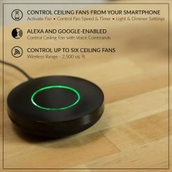 Home Decorators Collection Merienda 56 in. LED Matte Black Ceiling Fan with Light and Remote Control works with Google and Alexa -Home Decorators Soldes matte black home decorators collection ceiling fans with lights am686 mbk b 4f 1000