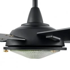 Home Decorators Collection Merienda 56 in. LED Matte Black Ceiling Fan with Light and Remote Control works with Google and Alexa -Home Decorators Soldes matte black home decorators collection ceiling fans with lights am686 mbk b d4 1000