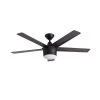 Home Decorators Collection Merwry 48 in. Integrated LED Indoor Matte Black Ceiling Fan with Light Kit and Remote Control -Home Decorators Soldes matte black home decorators collection ceiling fans with lights sw1422 48in mbk 64 1000