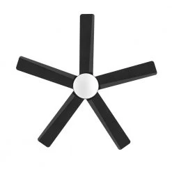 Home Decorators Collection Merwry 48 in. Integrated LED Indoor Matte Black Ceiling Fan with Light Kit and Remote Control -Home Decorators Soldes matte black home decorators collection ceiling fans with lights sw1422 48in mbk 77 1000