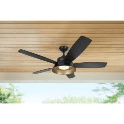 Home Decorators Collection Kempston 52 in. Integrated LED Outdoor Matte Black Ceiling Fan with Light Kit and Remote Control 10 Home Decorators Collection Kempston 52 in. Integrated LED Outdoor Matte Black Ceiling Fan with Light Kit and Remote Control -Home Decorators Soldes matte black home decorators collection ceiling fans with lights sw1654wet mbk e1 1000