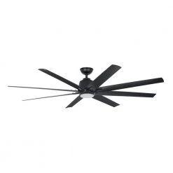 Home Decorators Collection Kensgrove 72 in. Integrated LED Indoor/Outdoor Matte Black Ceiling Fan with Light and Remote Control -Home Decorators Soldes matte black home decorators collection ceiling fans with lights yg493e mbk 40 1000
