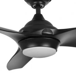 Home Decorators Collection Bachton 60 in. Integrated LED DC Motor Matte Black Ceiling Fan with Light and Remote Control -Home Decorators Soldes matte black home decorators collection ceiling fans with lights yg638a mbk 40 1000